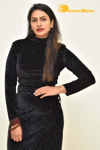 Swetha Varma in a Black dress