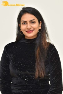 Swetha Varma in a Black dress