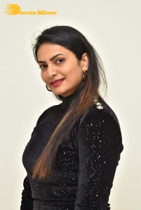 Swetha Varma in a Black dress