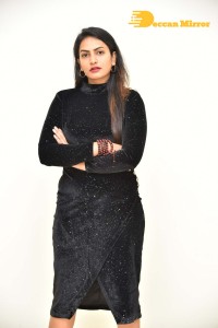 Swetha Varma in a Black dress