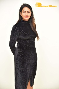 Swetha Varma in a Black dress