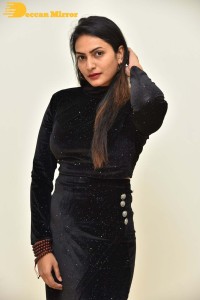 Swetha Varma in a Black dress