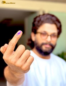 Movie Celebrities including Chiranjeevi, Nagarjuna, Venkatesh, Ravi Teja, Allu Arjun, Jr. NTR voted in the Telangana Legislative Election 2023