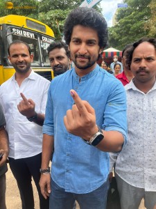 Movie Celebrities including Chiranjeevi, Nagarjuna, Venkatesh, Ravi Teja, Allu Arjun, Jr. NTR voted in the Telangana Legislative Election 2023