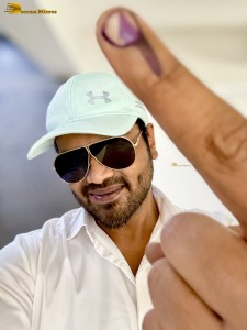 Movie Celebrities including Chiranjeevi, Nagarjuna, Venkatesh, Ravi Teja, Allu Arjun, Jr. NTR voted in the Telangana Legislative Election 2023