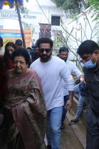 Movie Celebrities including Chiranjeevi, Nagarjuna, Venkatesh, Ravi Teja, Allu Arjun, Jr. NTR voted in the Telangana Legislative Election 2023