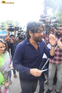 Movie Celebrities including Chiranjeevi, Nagarjuna, Venkatesh, Ravi Teja, Allu Arjun, Jr. NTR voted in the Telangana Legislative Election 2023