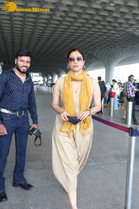 Actress Tabu seen at Mumbai Airport