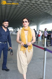 Actress Tabu seen at Mumbai Airport