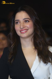 Indian Actress Tamannaah Bhatia red-hot looks in a mini skirt at a movie function