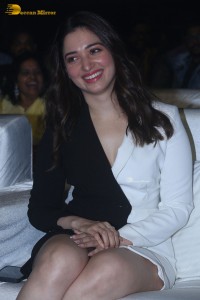 Indian Actress Tamannaah Bhatia red-hot looks in a mini skirt at a movie function