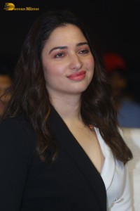 Indian Actress Tamannaah Bhatia red-hot looks in a mini skirt at a movie function