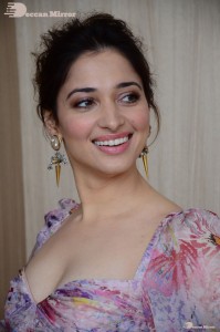 Telugu and Bollywood Actress Tamanna Bhatia photoshoot in a floral dress