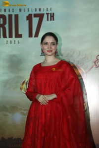 actress Tamannaah Bhatia in a red salwar dress