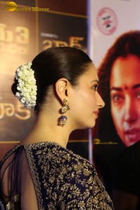 actress Tamannaah Bhatia gorgeous in a dark blue saree