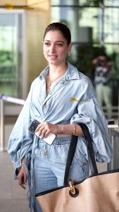 actress Tamannaah Bhatia chic look at airport