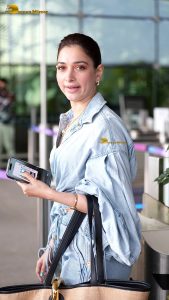 actress Tamannaah Bhatia chic look at airport