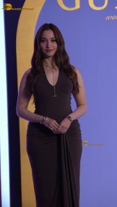 actress tamannaah bhatia pretty in a brown dress