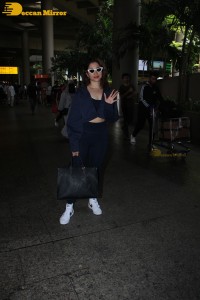 Tamannaah Bhatia at Airport in sweat pants and jacket