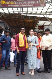 Actress Tamannaah Bhatia visits Siddhivinayak Temple in Mumbai