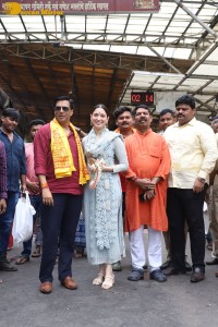 Actress Tamannaah Bhatia visits Siddhivinayak Temple in Mumbai