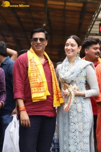 Actress Tamannaah Bhatia visits Siddhivinayak Temple in Mumbai