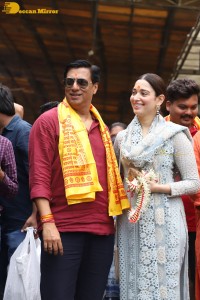 Actress Tamannaah Bhatia visits Siddhivinayak Temple in Mumbai