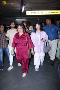 Actress Tamannaah Bhatia at Mumbai Airport