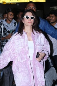 Actress Tamannaah Bhatia at Mumbai Airport