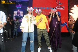 Tamannaah Bhatia and Madhur Bhandarkar promote the film Babli Bouncer