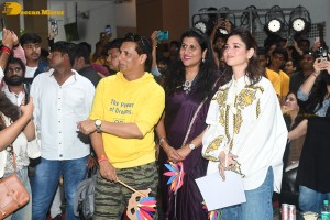 Tamannaah Bhatia and Madhur Bhandarkar promote the film Babli Bouncer