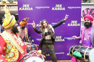 actress tamannaah bhatia promotes her series Jee Karda at national college in Mumbai