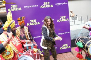 actress tamannaah bhatia promotes her series Jee Karda at national college in Mumbai