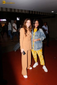 Actresses Tamannaah Bhatia and Mrunal Thakur were spotted at the Mumbai Airport on June 26, 2023