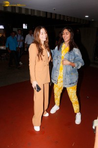 Actresses Tamannaah Bhatia and Mrunal Thakur were spotted at the Mumbai Airport on June 26, 2023