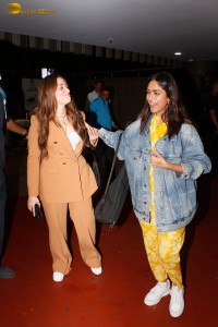 Actresses Tamannaah Bhatia and Mrunal Thakur were spotted at the Mumbai Airport on June 26, 2023