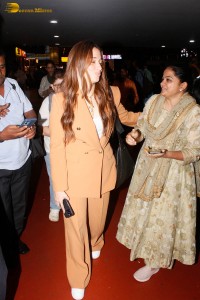 Actresses Tamannaah Bhatia and Mrunal Thakur were spotted at the Mumbai Airport on June 26, 2023