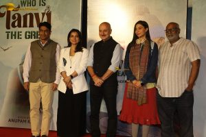 Tanvi The Great Press Meet attended by Kajol, Anupam Kher, and others