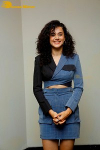 Actress Taapsee Pannu glamorous look at a movie function