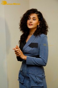 Actress Taapsee Pannu glamorous look at a movie function