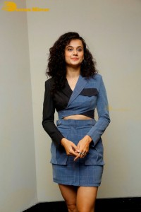 Actress Taapsee Pannu glamorous look at a movie function