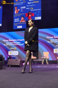 bollywood actress tara sutaria stylish in a black suit