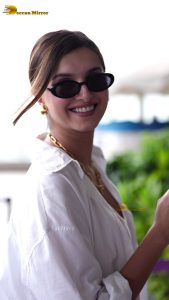 actress Tara Sutaria gorgeous in a white dress