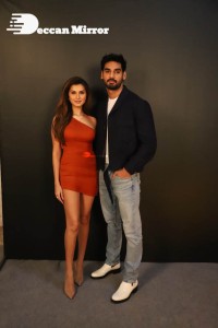 Tara Sutra in a red dress celebrating her 26th Birthday