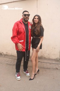 Actress Tara Sutaria and Rapper Badshah are seen promoting the movie TADAP