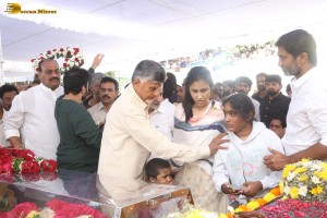 The final journey of nandamuri taraka ratna attended by friends and family