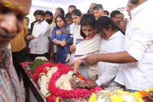 The final journey of nandamuri taraka ratna attended by friends and family