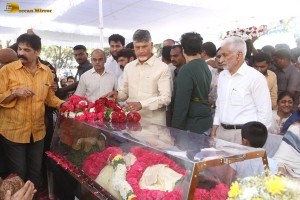 The final journey of nandamuri taraka ratna attended by friends and family