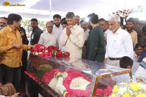 The final journey of nandamuri taraka ratna attended by friends and family