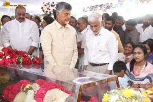 The final journey of nandamuri taraka ratna attended by friends and family